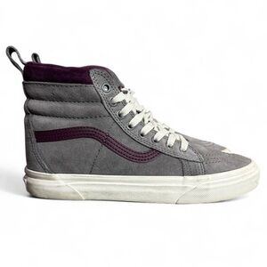 VANS Off The Wall SK8-HI MTE Women's Size 7.5 Frost Grey Prune Suede Boots High